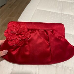 Anne Fontaine satin evening bag clutch